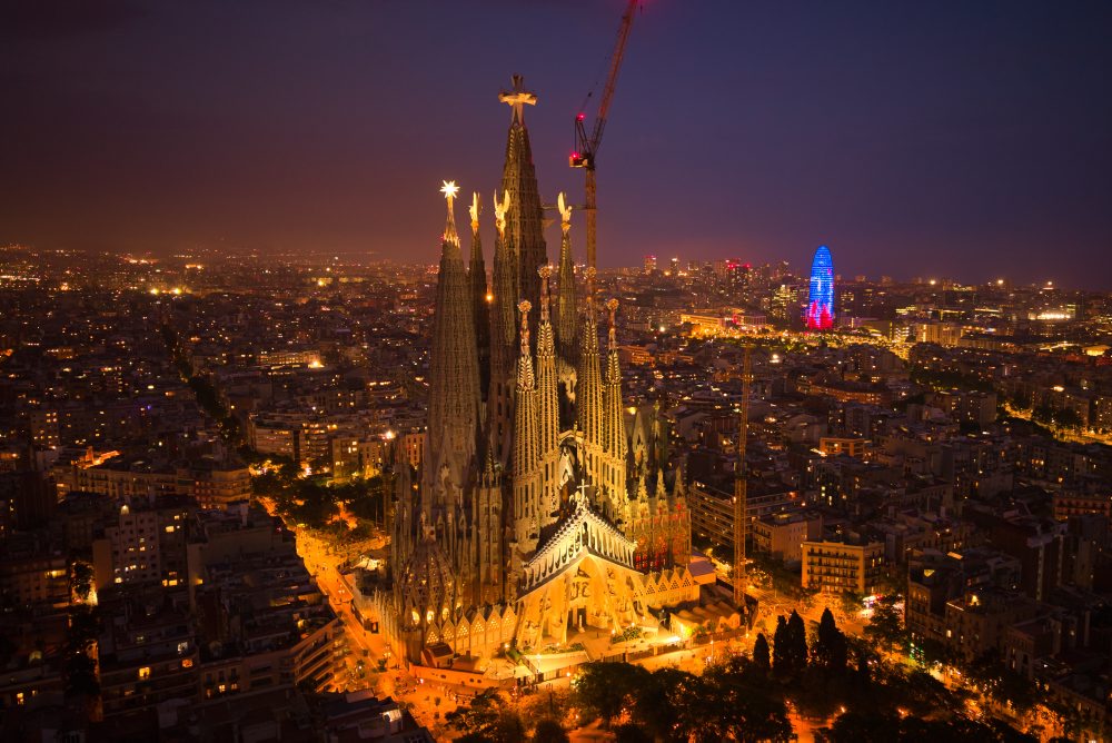 Bazilika Sagrada Família v Španielsku