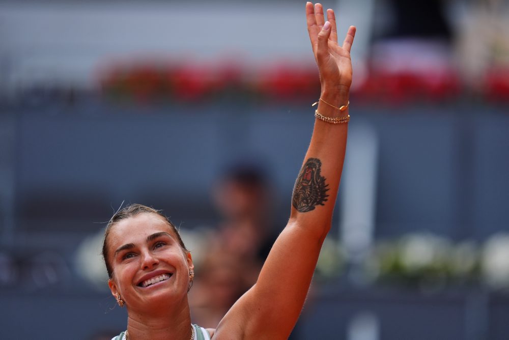 Arina Sobolenková (Biel.-1) - Peyton Stearnsová (USA)