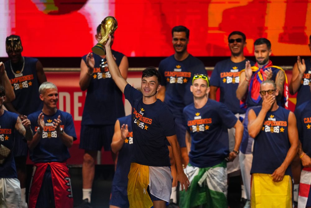 Oslavy po triumfe Španielska na MS