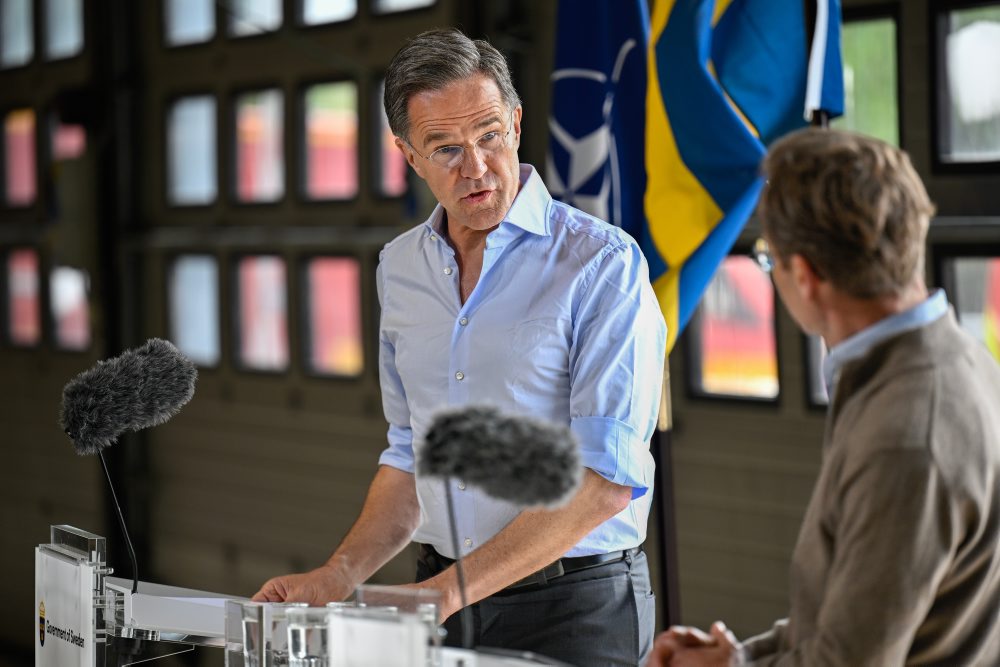 Rutte sa stretol so švédskym premiérom