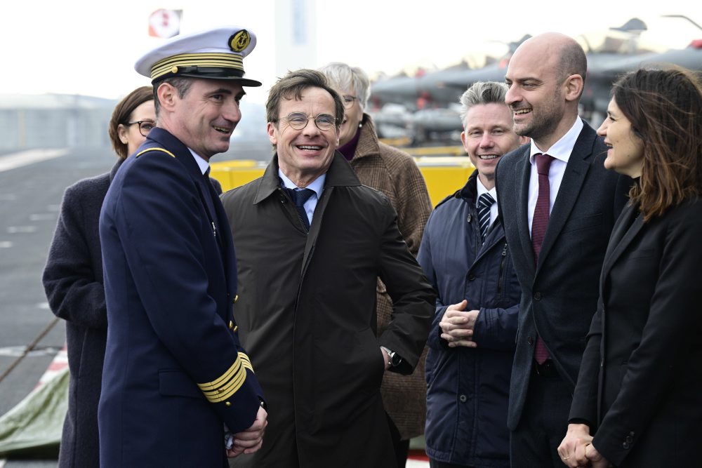 Francúzsky minister diplomacie Jean-Noël Barrot vo Švédsku 