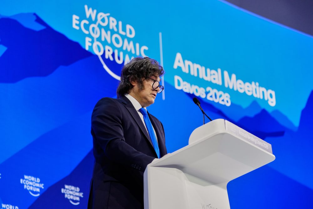 Účastníci 56. Svetového ekonomického fóra v Davose