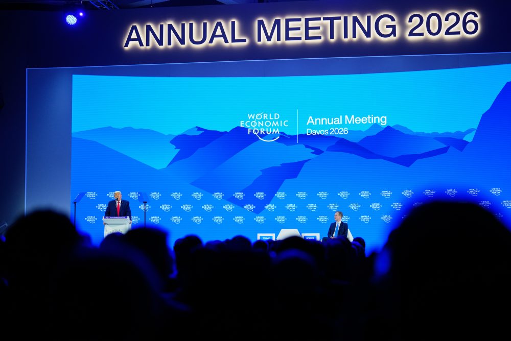 Účastníci 56. Svetového ekonomického fóra v Davose