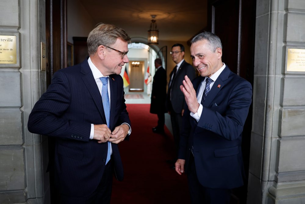Nemecký šéf diplomacie vo Švajčiarsku 