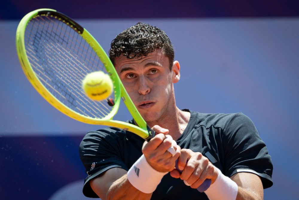 Štvrťfinále turnaja ATP vo Švajčiarsku: Juan Manuel Cerundolo - Casper Ruud 