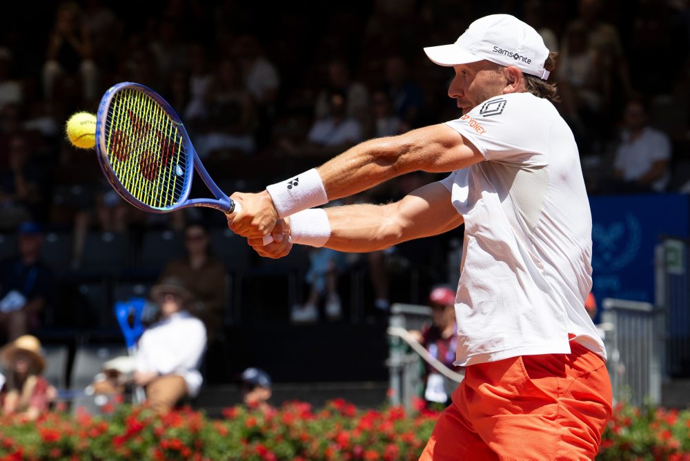 Štvrťfinále turnaja ATP vo Švajčiarsku: Juan Manuel Cerundolo - Casper Ruud 