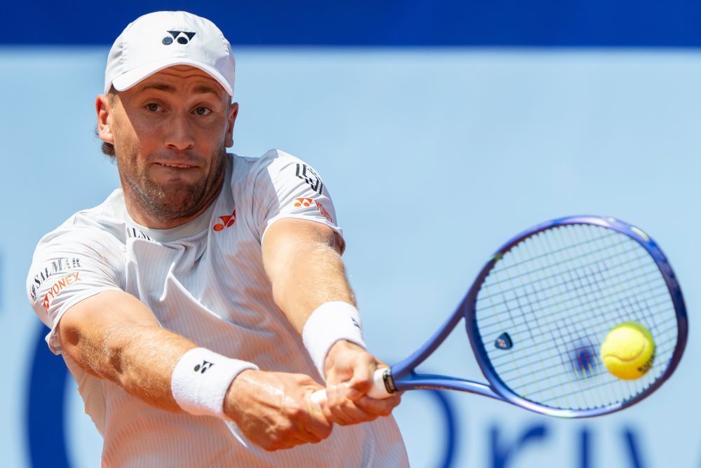 Štvrťfinále turnaja ATP vo Švajčiarsku: Juan Manuel Cerundolo - Casper Ruud 