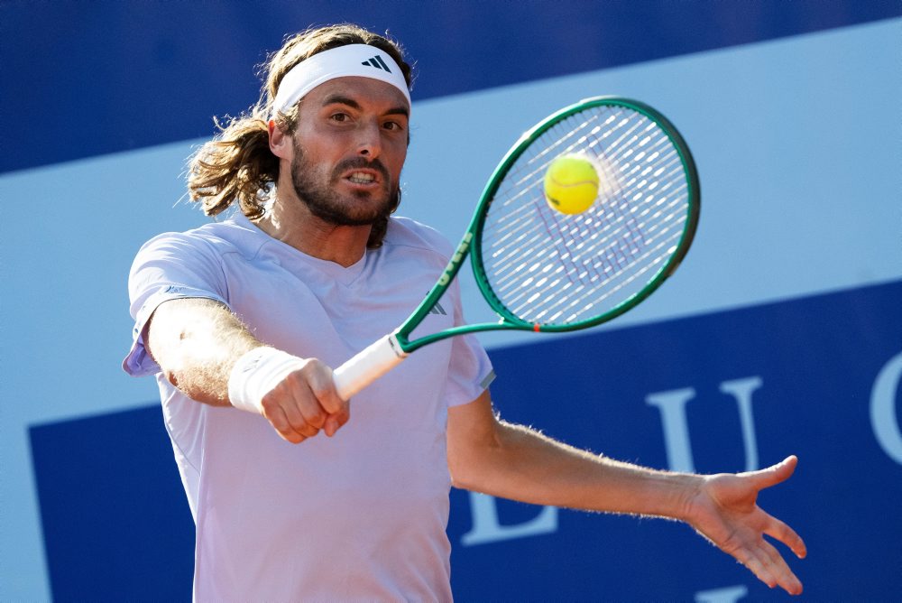 Štvrťfinále turnaja ATP vo Švajčiarsku: Arthur Rinderknech - Stefanos Tsitsipas