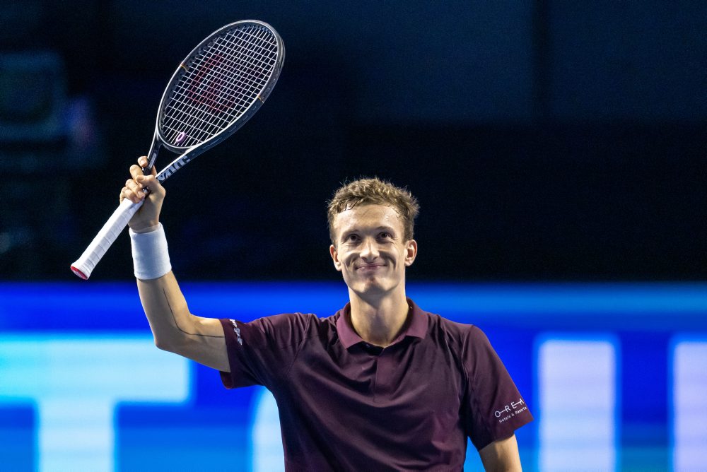 Semifinále turnaja ATP v Bazileji: Jan-Lennard Struff - Jiří Lehečka