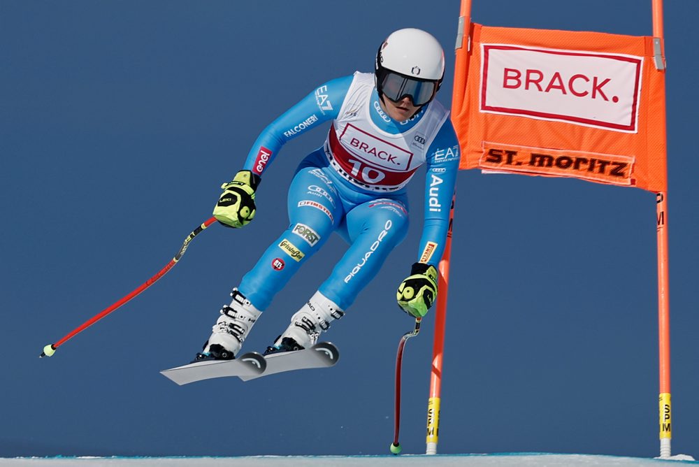 Zjazd Svetového pohára alpských lyžiarok v St. Moritzi 