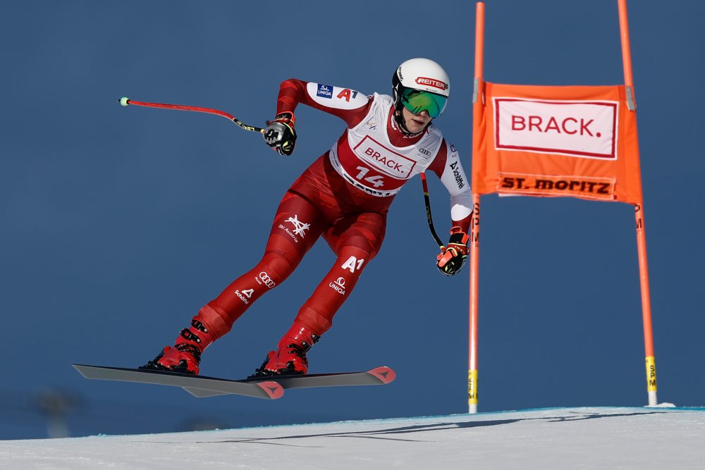 Zjazd Svetového pohára alpských lyžiarok v St. Moritzi 