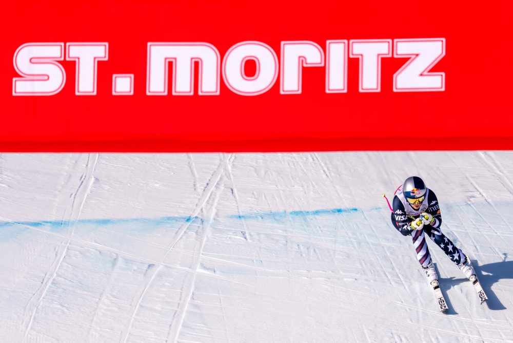 Zjazd Svetového pohára alpských lyžiarok v St. Moritzi 