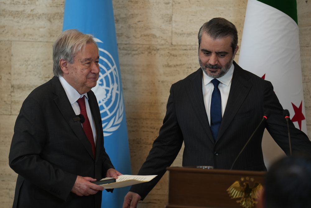 Guterres v Sýrii 