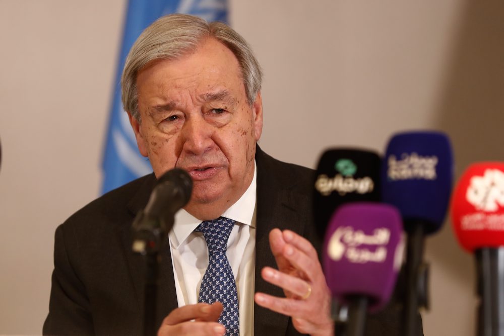 Guterres v Sýrii 