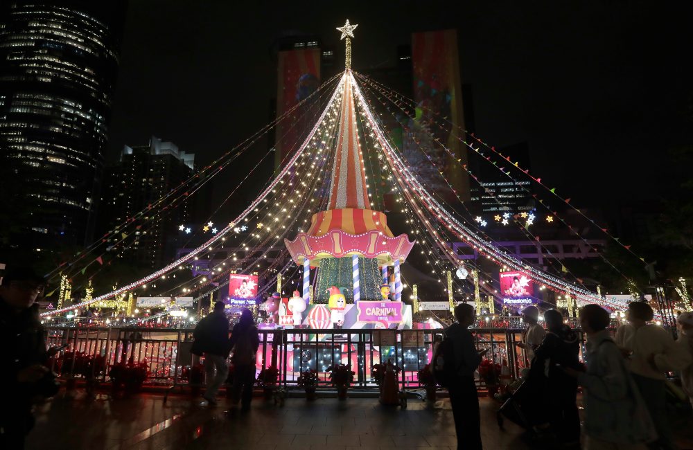 Vianočné trhy na Taiwane 