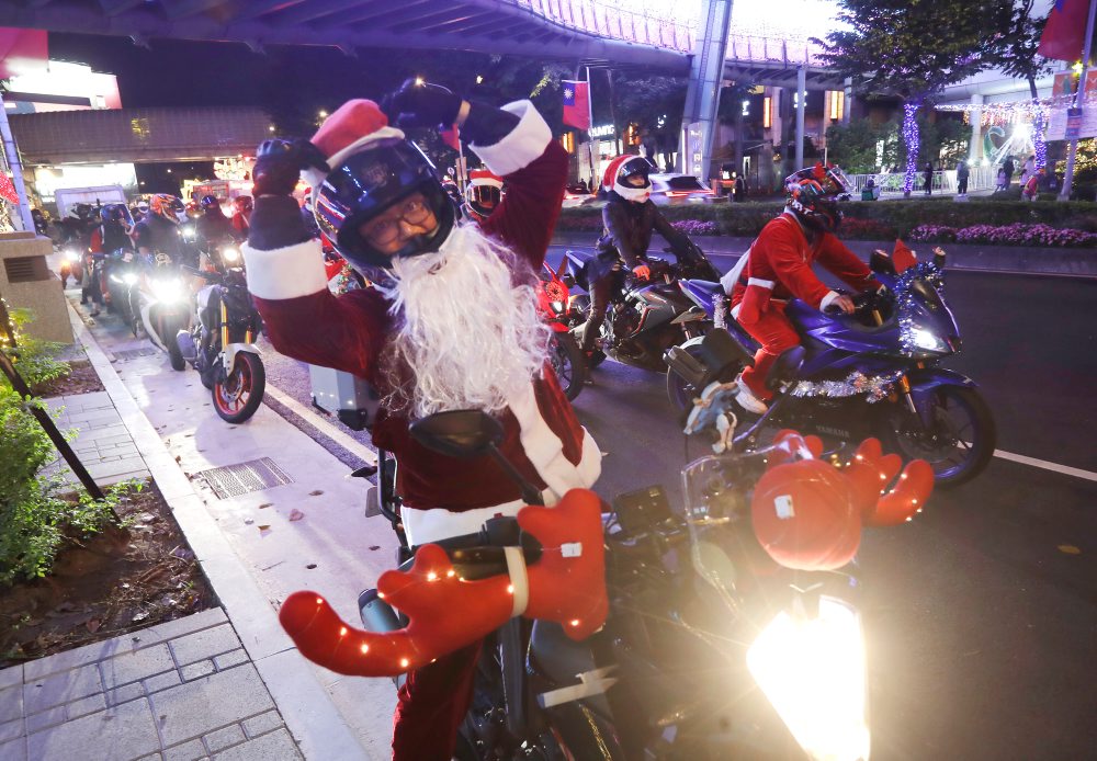 Vianočná výzdoba na Taiwane 