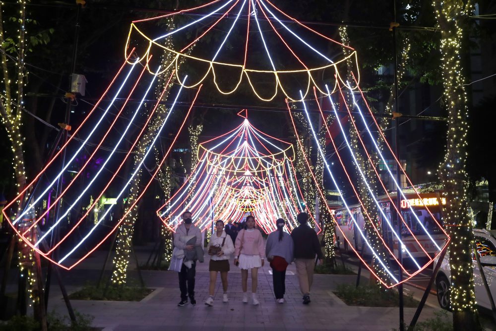 Vianočné trhy  na Taiwane 