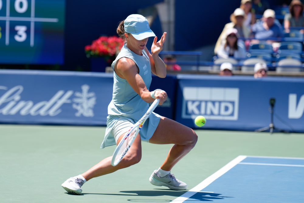 Druhé kolo turnaja WTA  1000: Iga Swiateková - Sára Bejleková