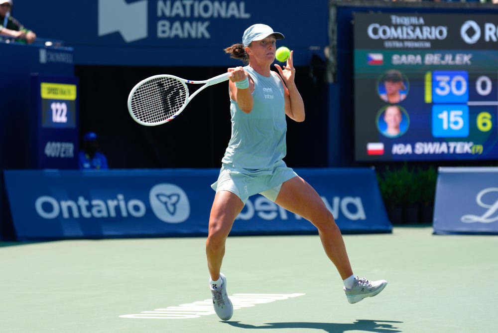 Druhé kolo turnaja WTA  1000: Iga Swiateková - Sára Bejleková