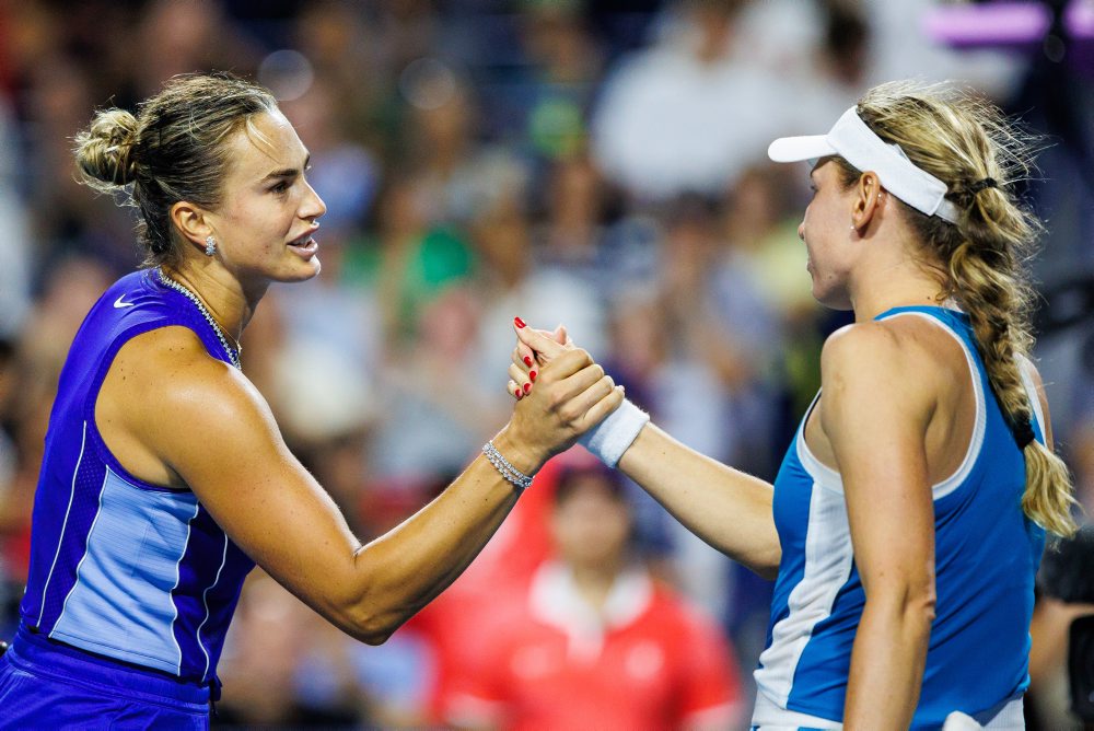 Osemfinále turnaja WTA  1000: Aryna Sabalenková - Jekaterina Alexandrovová