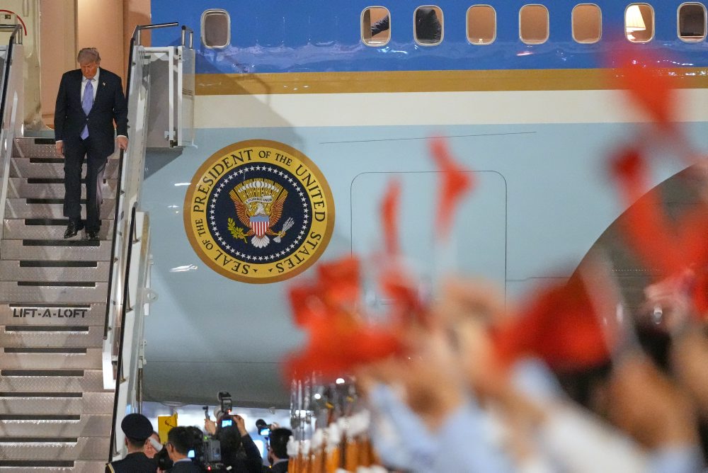 Trump pred odletom do Číny 