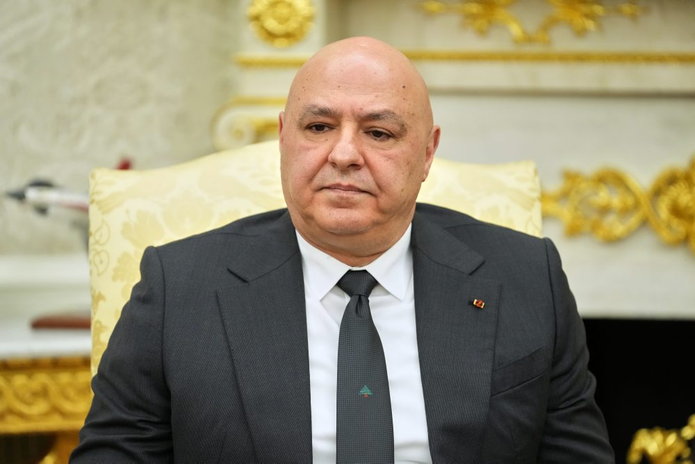 Libanonský prezident Joseph Aoun v USA