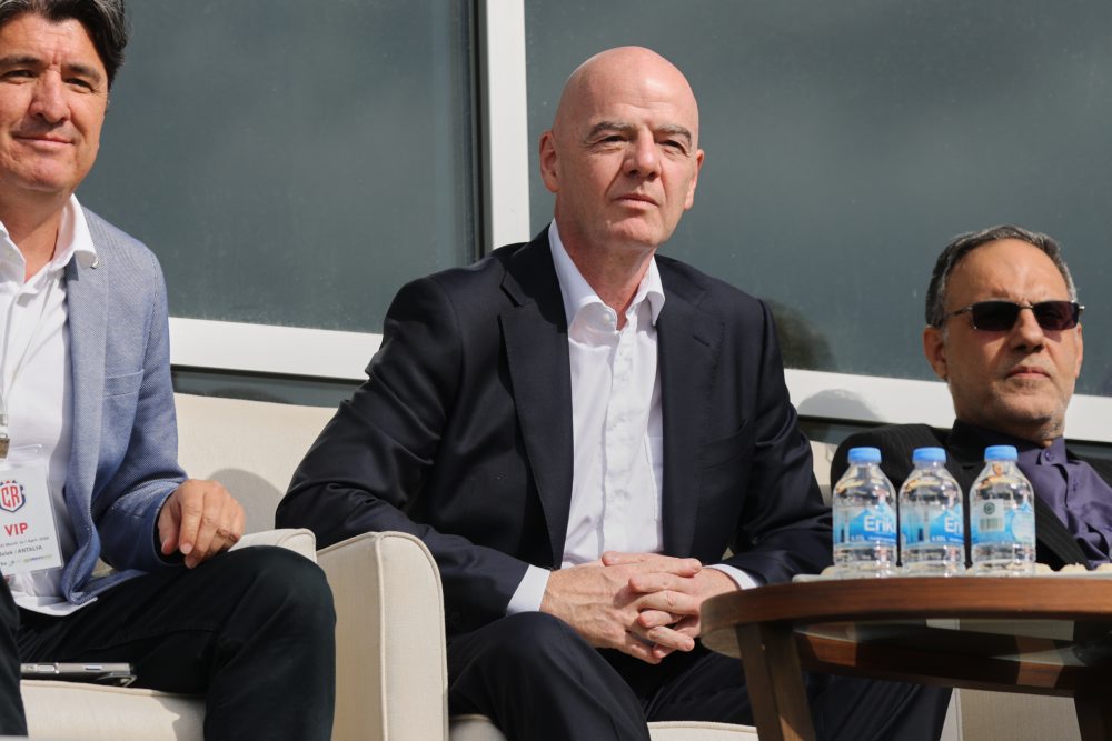 Futbal-MS26: Infantino sledoval z tribúny prípravný zápas Iránu v Antalyi