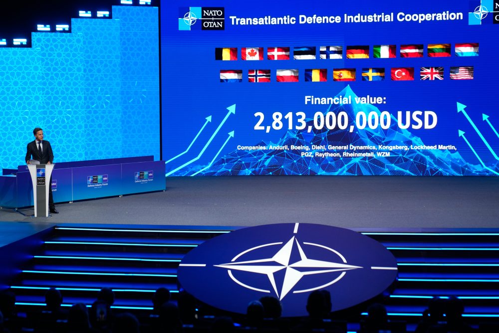 Otvorenie fóra obranného priemyslu NATO v rámci summitu NATO 