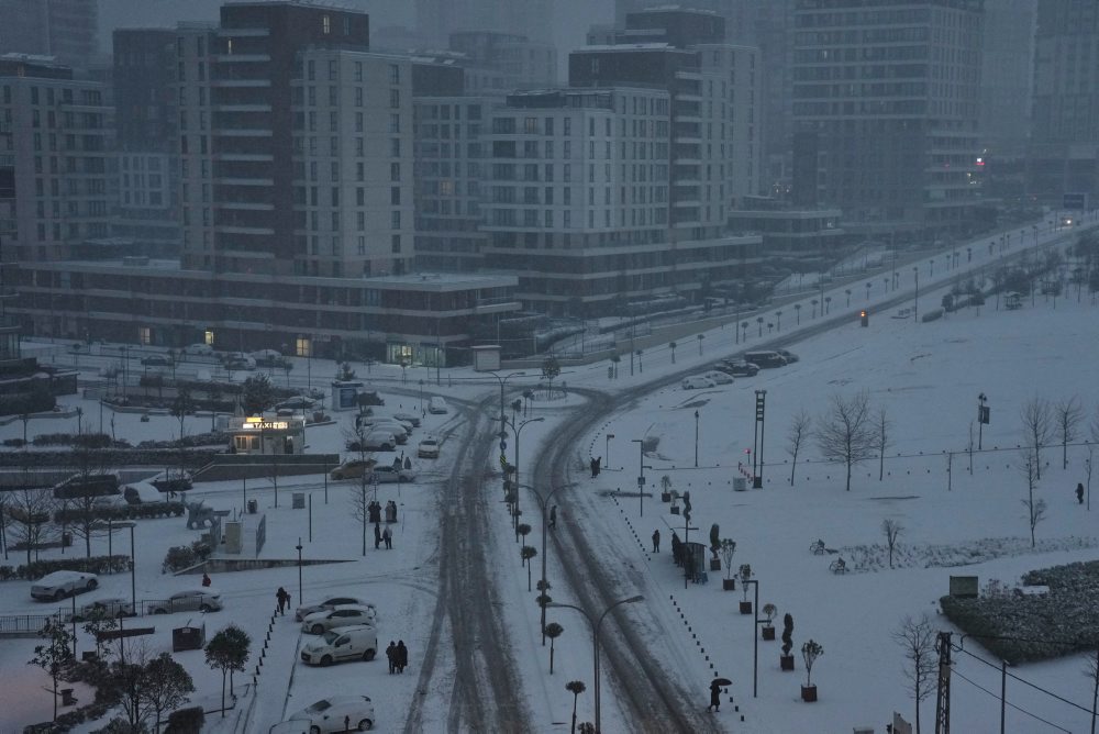 Sneženie v Turecku