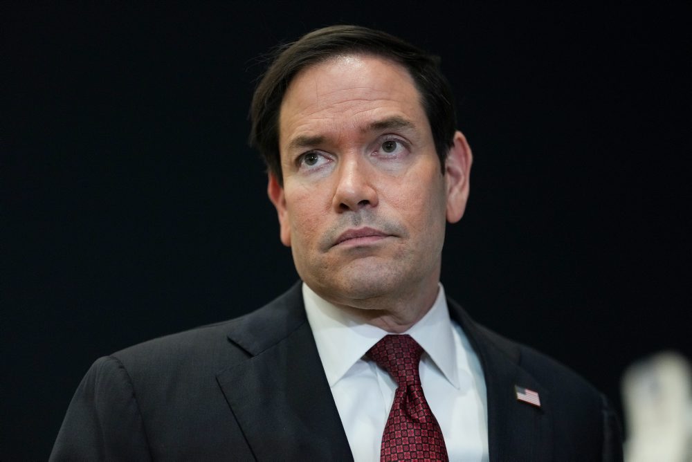  Americký minister zahraničných vecí Marco Rubio v Spojených arabských emrátoch
