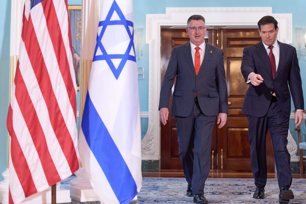 Šéf americkej diplomacie Marco Rubio prijal vo Washingtone svojho izraelského rezortného partnera Gideona Saara