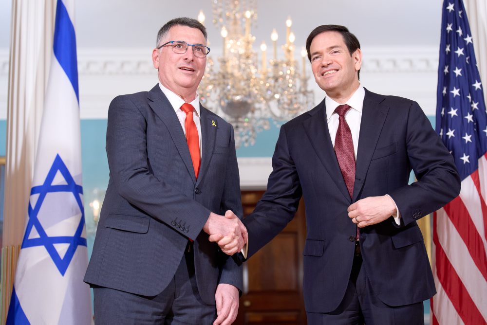 Šéf americkej diplomacie Marco Rubio prijal vo Washingtone svojho izraelského rezortného partnera Gideona Saara