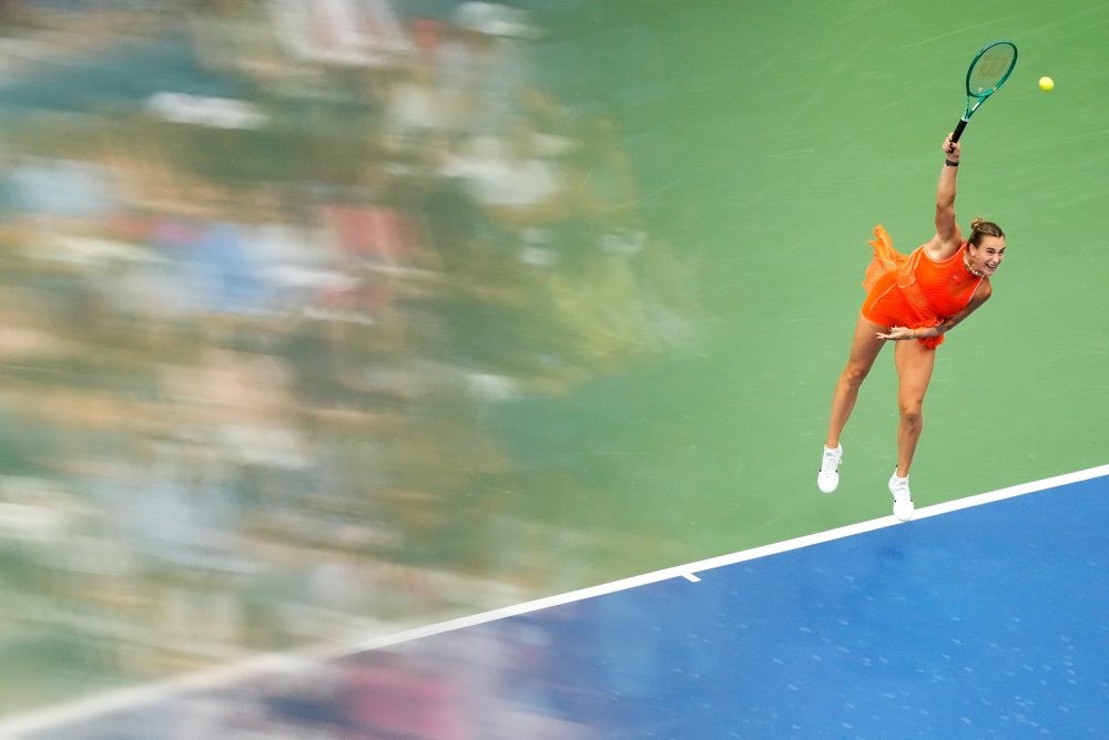 Osemfinále ženskej dvojhry: Arina Sobolenková - Taylor Townsendová 