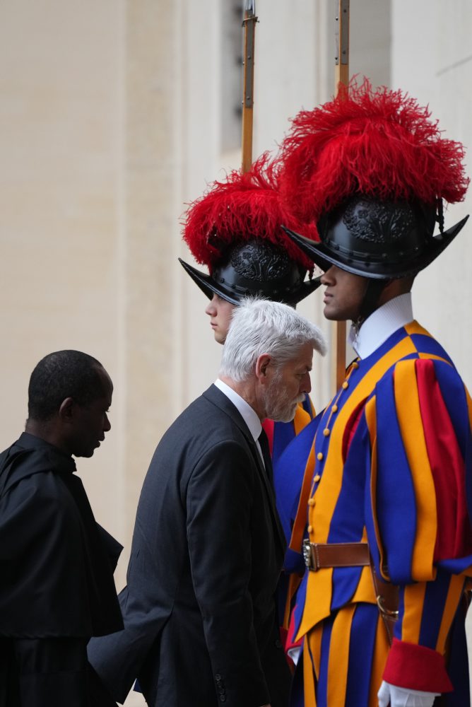 Pavel na súkromnej audiencii u pápeža Leva XIV. 