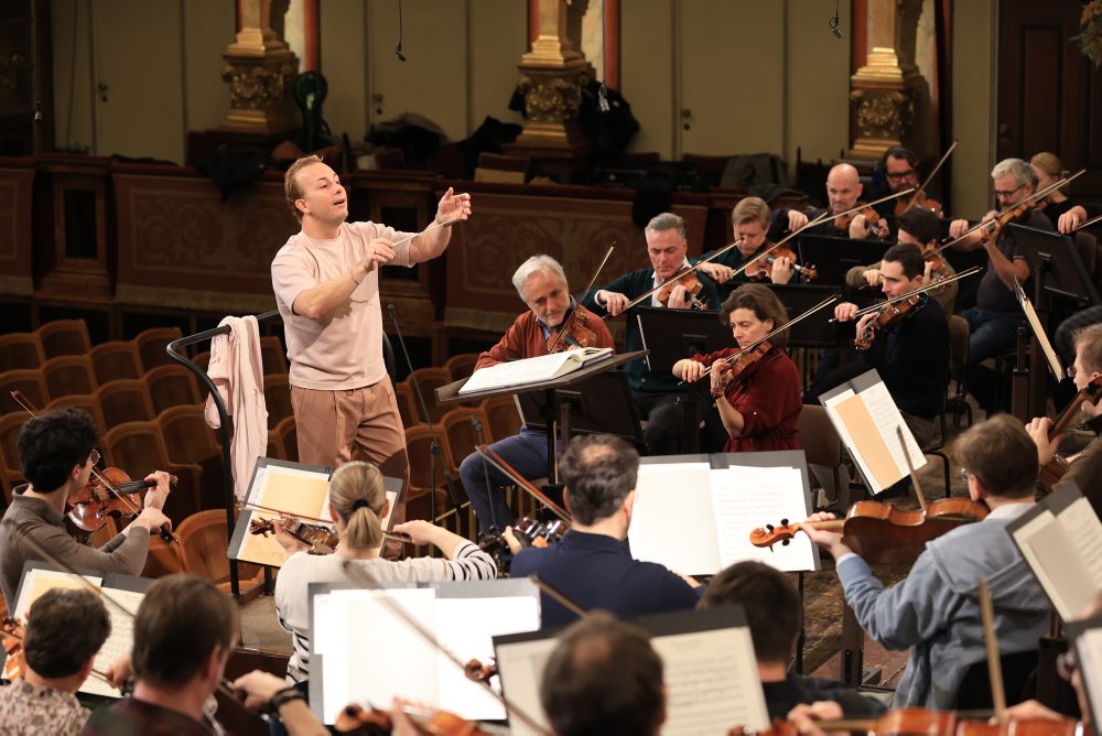 Prípravy na novoročný koncert Viedenských filharmonikov