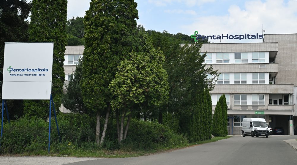 Budova nemocnice s poliklinikou Vranov nad Topľou - Penta Hospitals vo Vranove nad Topľou