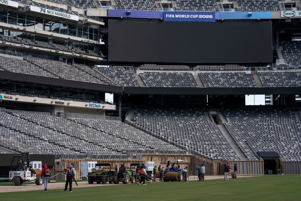 Na MetLife štadióne nainštalovali trávnik pre finále šampionátu