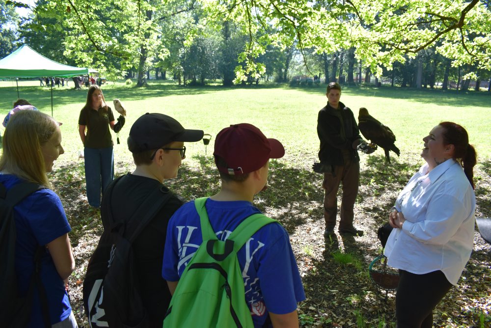Žiarsky park sa počas podujatia Dotyk lesa zmenil na environmentálnu učebňu