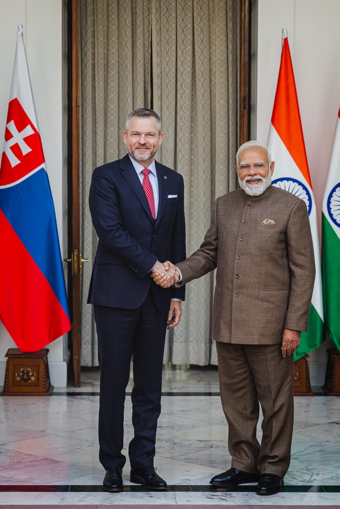 Prezident SR Peter Pellegrini v Indii