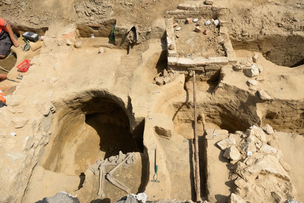 Archeológovia odhalili v centre Nitry pohrebisko zo včasného stredoveku