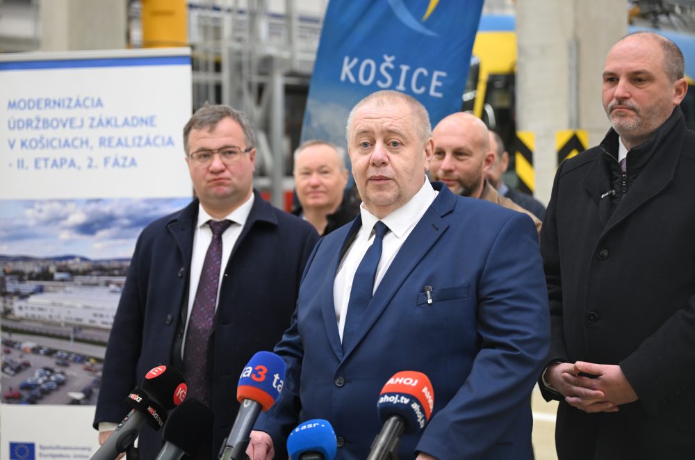 Otvorenie nového električkového depa v Košiciach