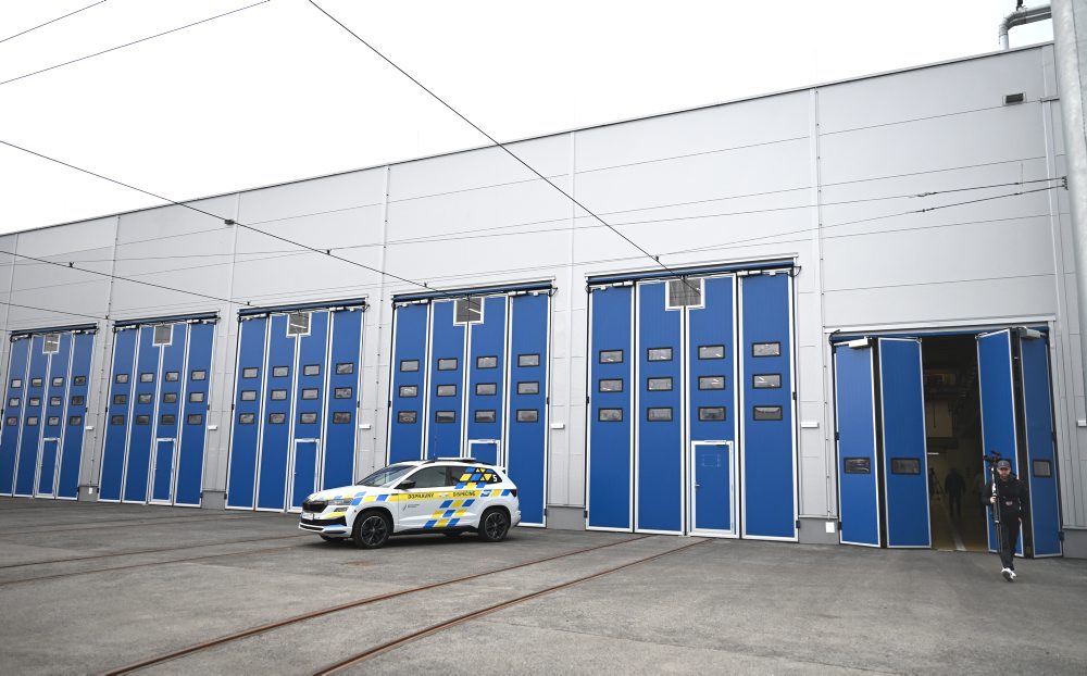 Otvorenie nového električkového depa v Košiciach