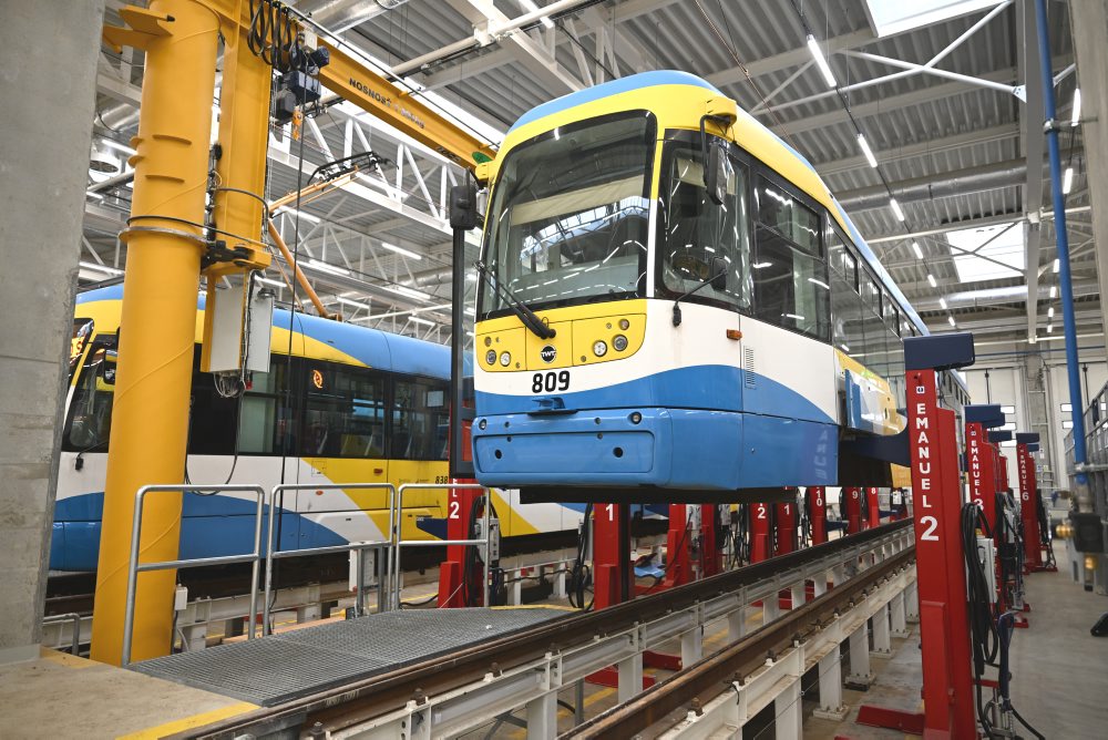 Otvorenie nového električkového depa v Košiciach