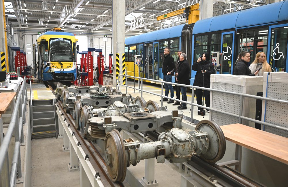 Otvorenie nového električkového depa v Košiciach
