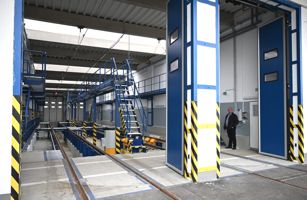 Otvorenie nového električkového depa v Košiciach