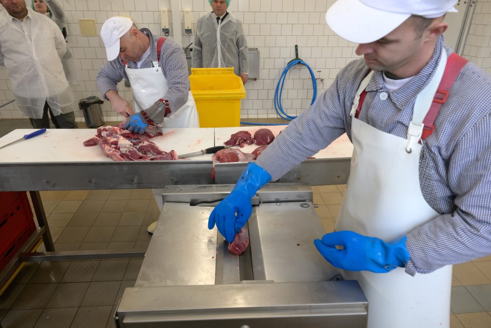 Spracovanie diviny v Stredisku služieb štátneho podniku Lesy SR v Topolčiankach 