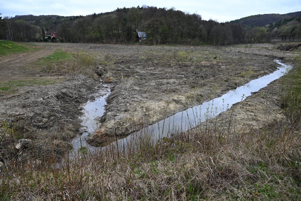 Vyčistené mŕtve rameno Domaše v rekreačnej časti Domaša Dobrá