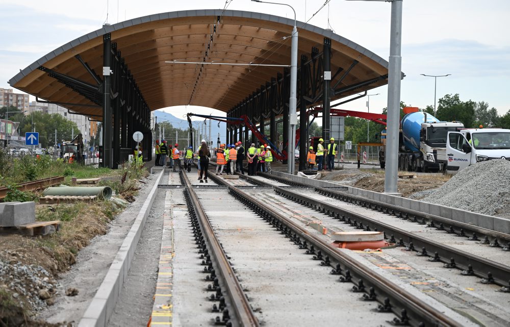 Štatutárny kontrolný deň modernizácie električkových tratí 2.etapy - sídlisko Nad Jazerom v Košiciach