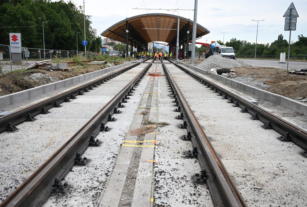 Štatutárny kontrolný deň modernizácie električkových tratí 2.etapy - sídlisko Nad Jazerom v Košiciach