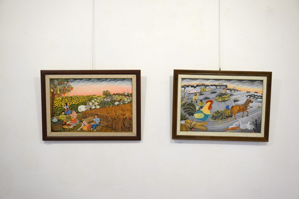 Výstava Detská radosť na snehu od Anny Kotvašovej v Topoľčanoch 